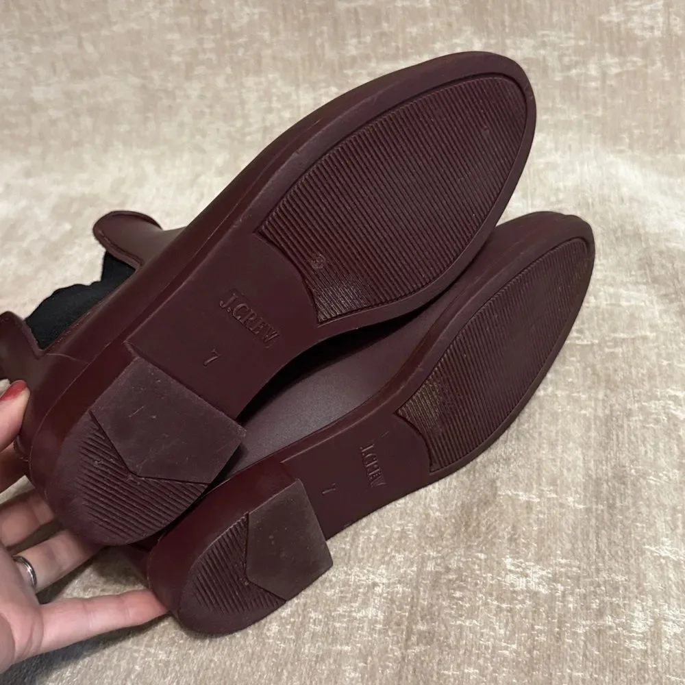 J. Crew Matte Chelsea rain boots